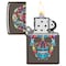 Zippo 2023 Zippo Multi-Colored Mushroom Skull , Black Ice, Color Image ZIP-49135 - alternate 3